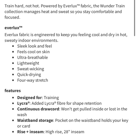 Lululemon Wunder Train High-Rise Tight 28” Pomegranate size 4 - Picture 9 of 9